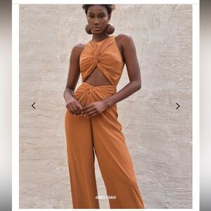 AMINATA BRASS JUMPSUIT